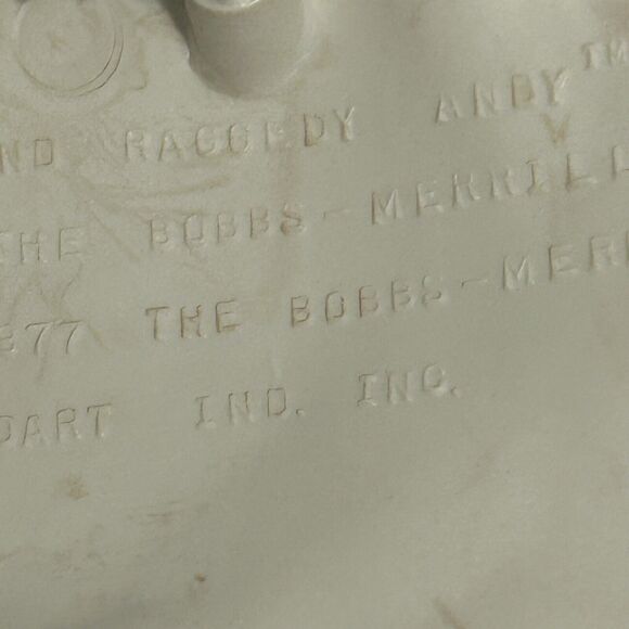 Raggedy Andy Wall Plastic Hanging Plaque Bobbs Merrill 1977 Vintage - Picture 4 of 9